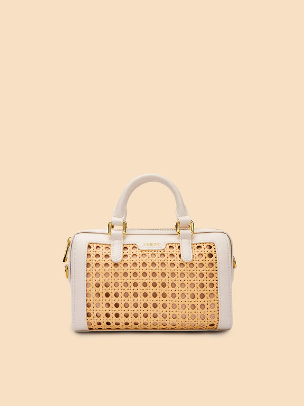 SINBONO Juliet Top Handle Crossbody Bag Ivory